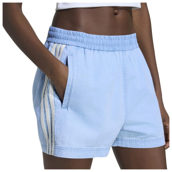 Adidas Γυναικείο σορτς Summer Glow Light Denim Firebird Shorts